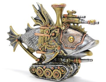 Polyester Tasarım Balık Figürü