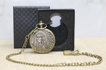 Özel Kutulu Kızılderili Köstekli Saat