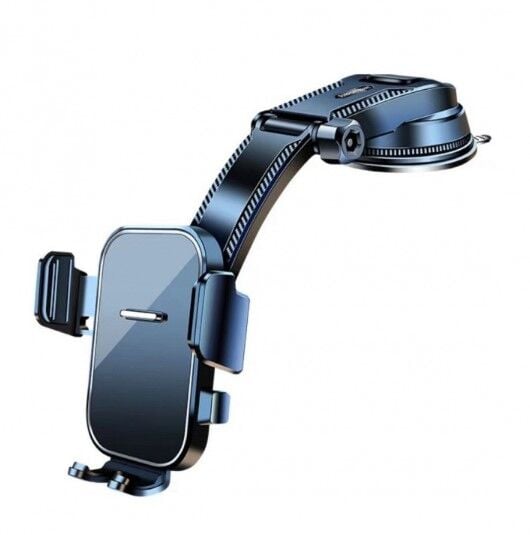 Torpido Üstü Vakumlu Araç Telefon Tutucu  Ayarlanabilir Uzun Kollu