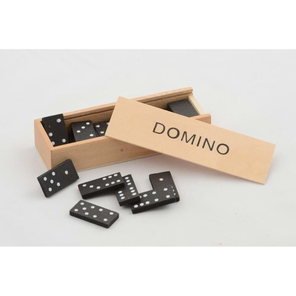 Ahşap Kutulu Domino