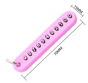 Mini Anahtarlık, Çanta, Araba İçin Çok Amaçlı Numaratör