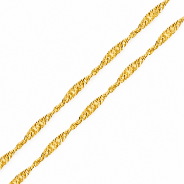Gümüş Gold 55 Cm Zincir