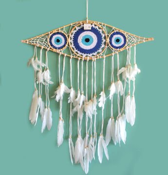 Rüya Kapanı Düş Kapanı Dream Catcher Göz Tasarımı