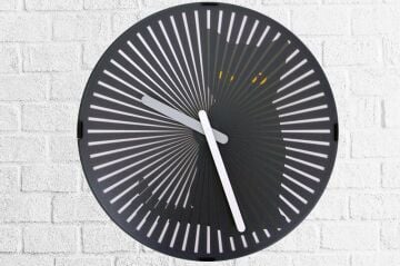 Saat Hareketli Kedi Sesli Duvar Saati Kedili Dekoratif Hediyelik