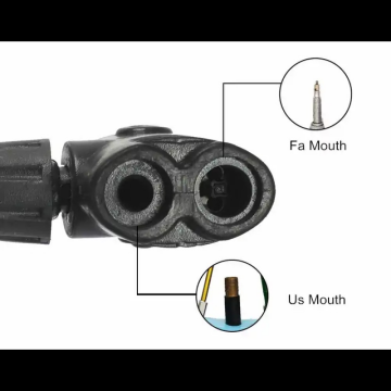 Yüksek Basınçlı Alüminyum Gümüş Renk Top Bisiklet Taşınabilir Hava Ayak Pompası