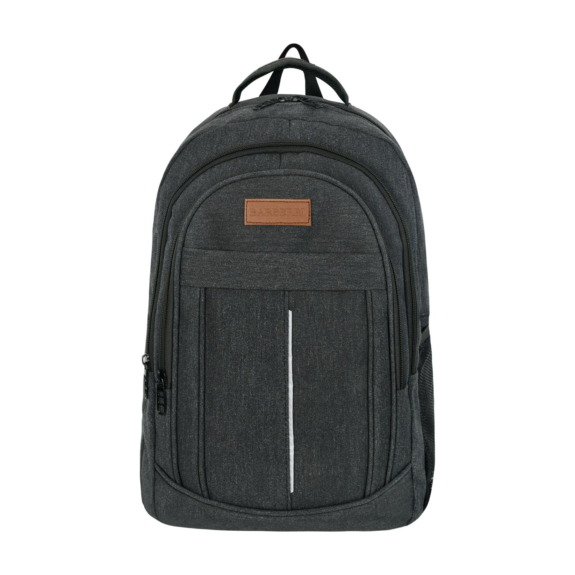 Çok Amaçlı Laptop Dizüstü Bilgisayar Bölmeli Sırt Çantası Siyah