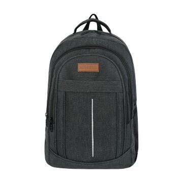 Çok Amaçlı Laptop Dizüstü Bilgisayar Bölmeli Sırt Çantası Siyah