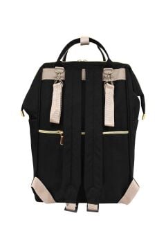 Çok Amaçlı Anne Bebek Bakım Sırt Çantası Klasik Siyah