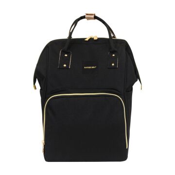 Çok Amaçlı Anne Bebek Bakım Sırt Çantası Klasik Siyah