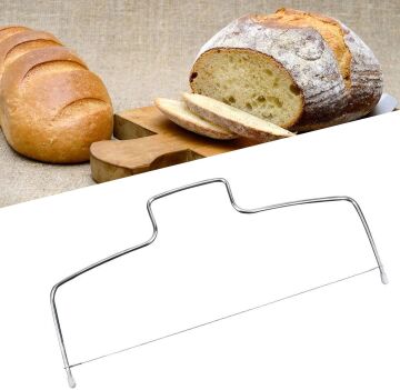 Paslanmaz Çelik Ayarlanabilir Pasta Dilimleyici – Çok Amaçlı Kesme Teli
