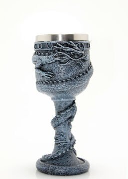 Ejderha Tasarımlı Paslanmaz Çelik Kadeh Bardak