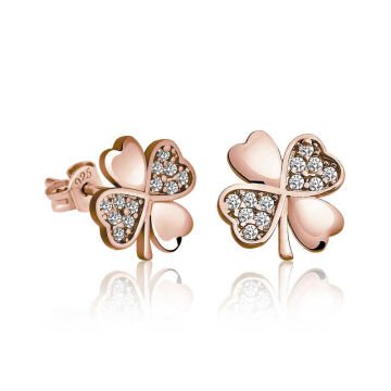 925 Ayar Gümüş Yonca Kadın Küpe