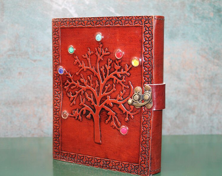 Taşlı Deri Defter