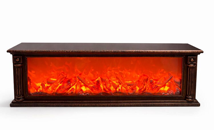 Dekoratif Renk Değiştirmeli Ledli Şömine Lamba Kumandalı