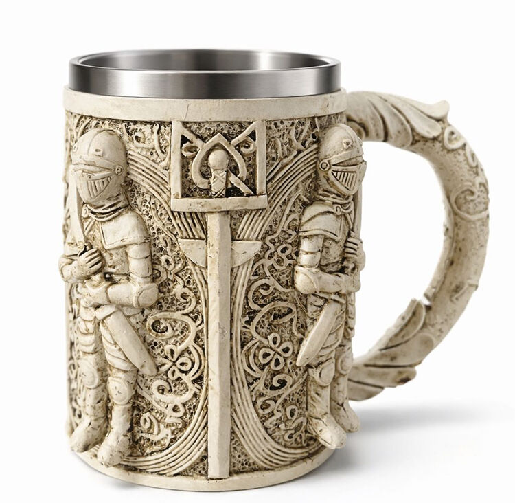 Paslanmaz Çelik Şovalye Kupa Bardak