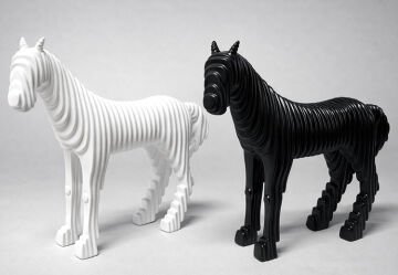 Özel Tasarım Polyester At Figürü