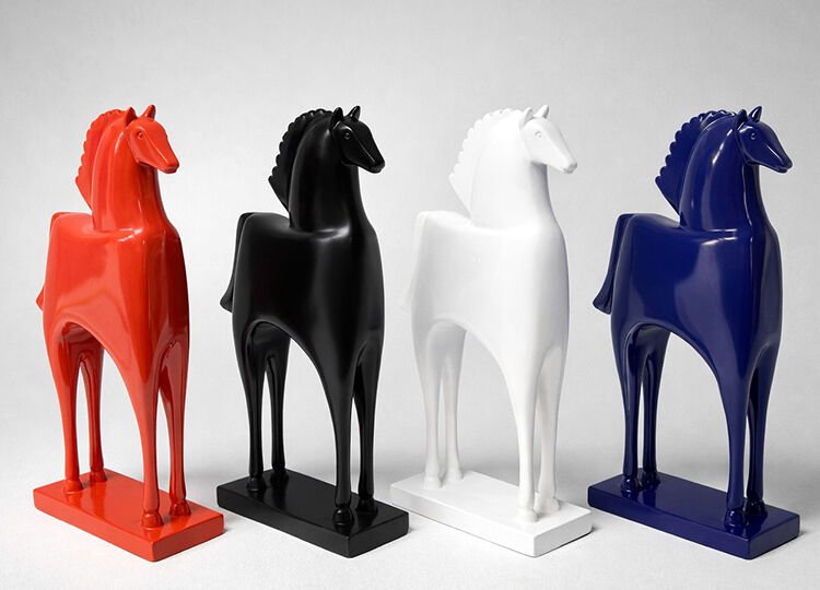 Özel Tasarım Polyester At Figürü