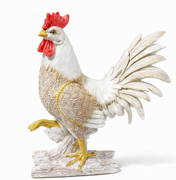 Özel Tasarım Polyester Horoz Figürü