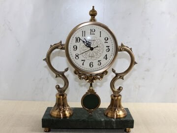 Altı Mermer Masa Üstü Saat