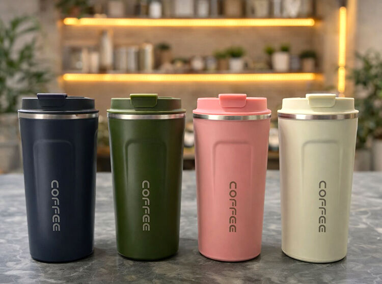 500 ml Paslanmaz Çelik Termos Çift Katmanlı Sızdırmaz Kahve Kupası