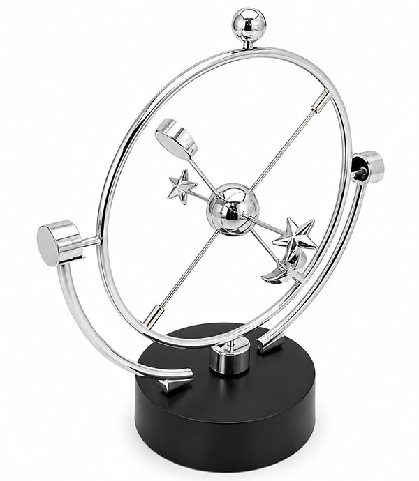 Masa Üstü Kinetik Denge Dekoru Hareketli Metal Obje