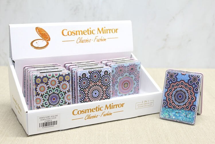 Mandala Desenli Hareketli Sulu El Aynası