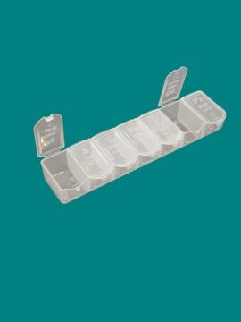 Haftalık İlaç Saklama Kabı – Düzenli ve Pratik Kullanım