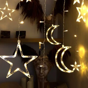 Ay Yıldız Perde LED