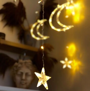 Ay Yıldız Perde LED