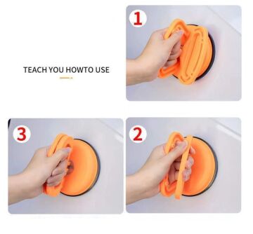 Oto Büyük Boy Göçük Giderici Güçlü Vantuz Siyah