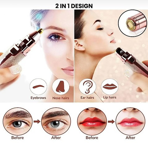 Simli Yüz Kaş Epilatör Kıl Kaş Bıyık Tüy Alma Aleti