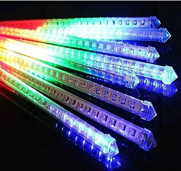 8 Adet Meteor Kayan Tüp Led Ağaç Bahçe Solar Güneş Enerjili Led S-12