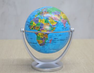 Dekoratif Masa Üstü Dünya Küre Alk3584