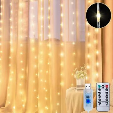 3x3 Perde LED Kumandalı PL-14