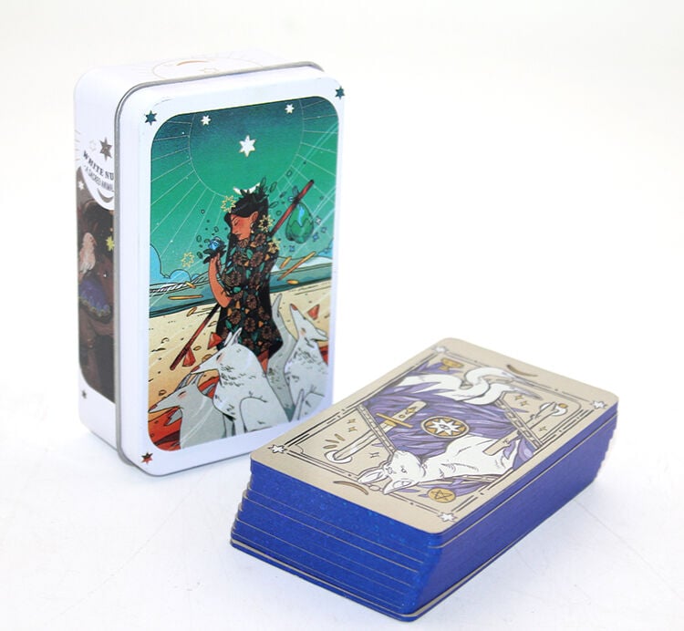 Metal Kutulu Tarot Kartı