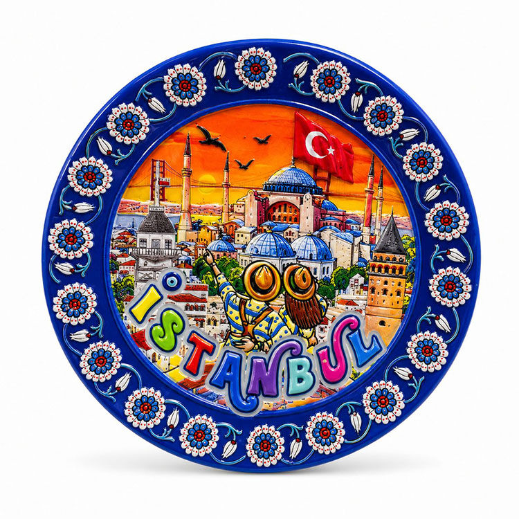 İstanbul Temalı Seramik Magnet