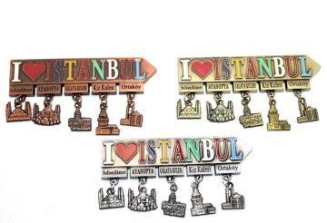 İstanbul Temalı Metal Magnet