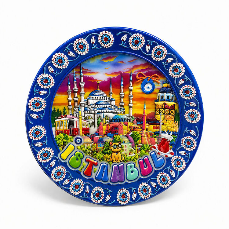 İstanbul Temalı Seramik Magnet