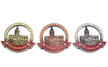 İstanbul Temalı Metal Magnet