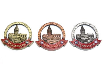 İstanbul Temalı Metal Magnet