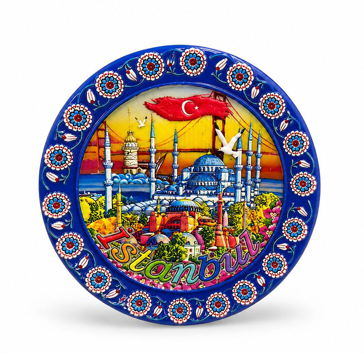 İstanbul Temalı Seramik Magnet