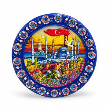 İstanbul Temalı Seramik Magnet