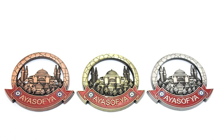 İstanbul Temalı Metal Magnet