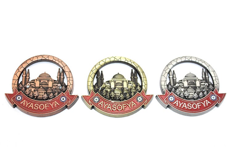 İstanbul Temalı Metal Magnet