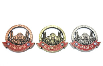 İstanbul Temalı Metal Magnet