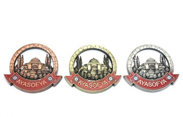 İstanbul Temalı Metal Magnet