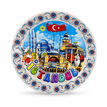 İstanbul Temalı Seramik Magnet