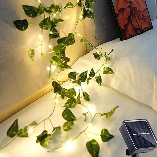 Güneş Enerjili Sarmaşık Led Dekor 5 Metre S-24