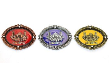 İstanbul Temalı Metal Magnet