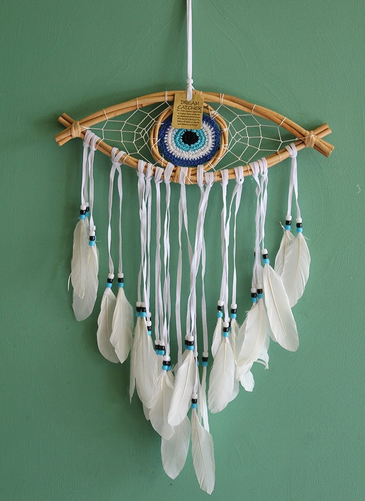 Rüya Kapanı Düş Kapanı Dream Catcher Göz Tasarımı
